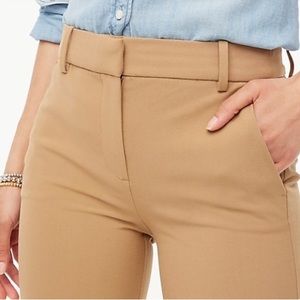 JCrew Slim Cropped Ruby Pant in Stretch Twill